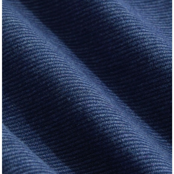 Vineyard Vines Boys' Saltwater Quarter-Zip In Deep Bay Blue Size Medium 12-14 - Picture 4 of 10